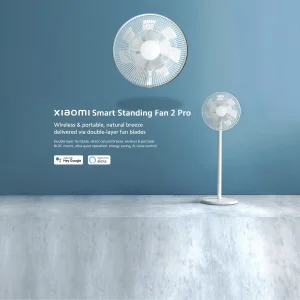 پنکه شارژی شیائومی مدل Xiaomi Smart Standing Fan 2 Pro ظرفیت 2800 میلی آمپر ساعت