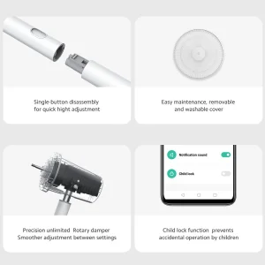 پنکه شارژی شیائومی مدل Xiaomi Smart Standing Fan 2 Pro ظرفیت 2800 میلی آمپر ساعت