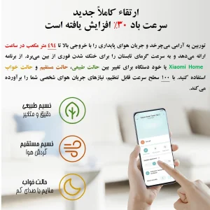 پنکه رومیزی شیائومی مدل Smart Tower Fan 2