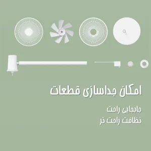 پنکه شیائومی مدل 1X Upgraded