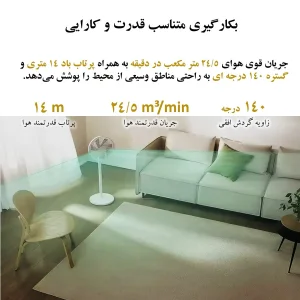 پنکه USB شیائومی مدل 1X ارتقاء یافته