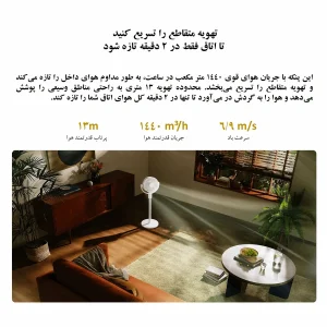 پنکه رومیزی شیائومی مدل Smart Standing Air Circulation Fan BPLDS08DM