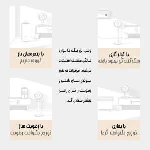 پنکه رومیزی شیائومی مدل Smart Standing Air Circulation Fan BPLDS08DM