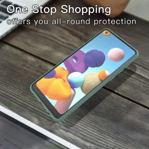 کاور گاردتک مدل Silicamp OPN مناسب برای گوشی موبایل سامسونگ Galaxy A21 به همراه بند