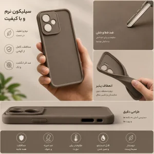 کاور گاردتک اساک مدل Silicone Puffer مناسب برای گوشی موبایل آنر Honor 400 Lite