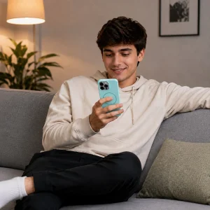 کاور گاردتک اساک مدل Silicone Magsafe مناسب برای گوشی موبایل اپل iPhone 14