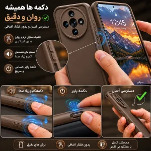 کاور گاردتک اساک مدل Silicone Puffer مناسب برای گوشی موبایل آنر Honor Magic 8 Lite