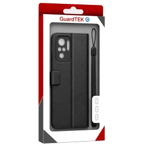 کیف کلاسوری گاردتک مدل  Flip cover strap مناسب برای گوشی موبایل شیائومی Redmi Note 10S/ Poco M5S به همراه بند