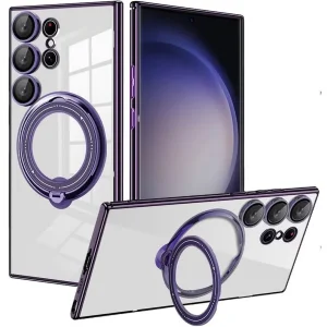 کاور گاردتک آساک مدل Ring Stand Strap مناسب برای گوشی موبایل سامسونگ Galaxy S24 Ultra به همراه بند