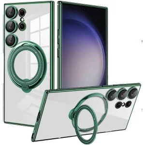 کاور گاردتک آساک مدل Ring Stand Strap مناسب برای گوشی موبایل سامسونگ Galaxy S24 Ultra به همراه بند