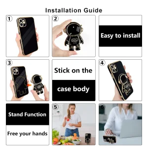 کاور گاردتک آساک مدل Astronaut Strap مناسب برای گوشی موبایل سامسونگ Galaxy M55/ C55 به همراه بندآویز