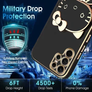 کاور گاردتک آساک مدل Kitty Strap مناسب برای گوشی موبایل سامسونگ Galaxy S24 Ultra به همراه بند