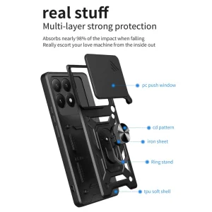 کاور گاردتک اساک مدل Defender Armor مناسب برای گوشی موبایل شیائومی Xiaomi 15T Pro