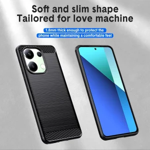 کاور گاردتک مدل Carbon Case مناسب برای گوشی موبایل شیائومی Poco M6 Pro 4G / Redmi Note 13 Pro 4G