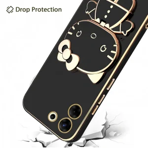 کاور گاردتک آساک مدل Kitty Strap مناسب برای گوشی موبایل تکنو Camon 20 Pro به همراه بندآویز