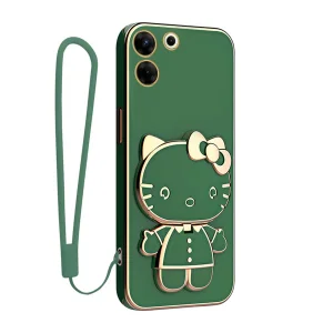 کاور گاردتک آساک مدل Kitty Strap مناسب برای گوشی موبایل تکنو Camon 20 Pro به همراه بندآویز