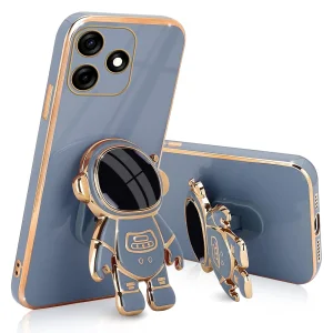 کاور گاردتک آساک مدل Astronaut Strap مناسب برای گوشی موبایل تکنو Spark 10C به همراه بند