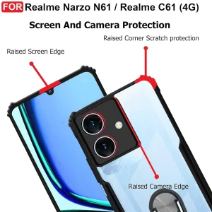 کاور گاردتک اساک مدل AntiShock Magnet Holder مناسب برای گوشی موبایل ریلمی Note 60x
