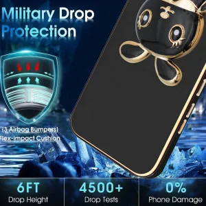 کاور گاردتک اساک مدل Bunny Strap مناسب برای گوشی موبایل اپل آیفون iPhone 13 Pro به همراه بند