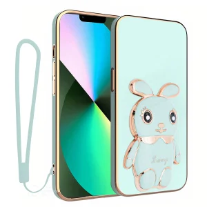 کاور گاردتک اساک مدل Bunny Strap مناسب برای گوشی موبایل اپل آیفون iPhone 13 Pro به همراه بند