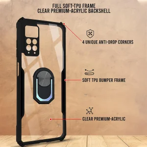 کاور گاردتک اساک مدل AntiShock Magnet Holder مناسب برای گوشی موبایل شیائومی Redmi Note 11S