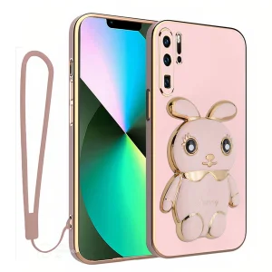 کاور گاردتک آساک مدل Bunny Strap مناسب برای گوشی موبایل هوآوی P30 Pro به همراه بند