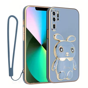 کاور گاردتک آساک مدل Bunny Strap مناسب برای گوشی موبایل هوآوی P30 Pro به همراه بند