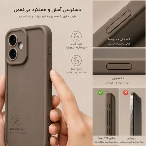 کاور گاردتک اساک مدل Silicone Puffer مناسب برای گوشی موبایل آنر Honor 400 5G