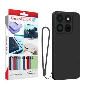 کاور گاردتک مدل Silicone Strap مناسب برای گوشی موبایل آنر Honor X6B به همراه بندآویز