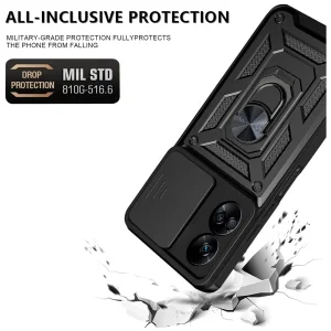 کاور گاردتک مدل Dcamp2 Strap مناسب برای گوشی موبایل آنر 90 به همراه بند نگهدارنده
