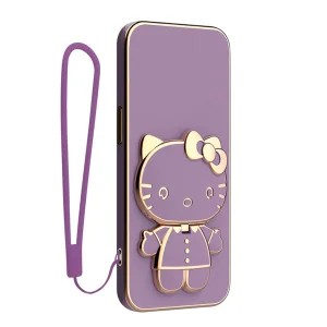 کاور گاردتک اساک مدل Kitty Strap مناسب برای گوشی موبایل اپل iPhone X/ XS به همراه بند