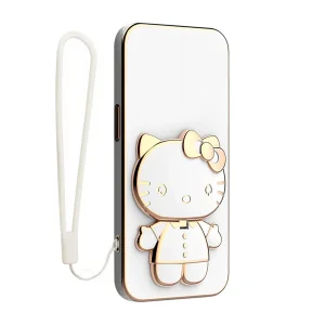 کاور گاردتک اساک مدل Kitty Strap مناسب برای گوشی موبایل اپل iPhone X/ XS به همراه بند