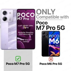 کاور گاردتک اساک مدل Antishock مناسب برای گوشی موبایل شیائومی Poco M7 Pro 5G