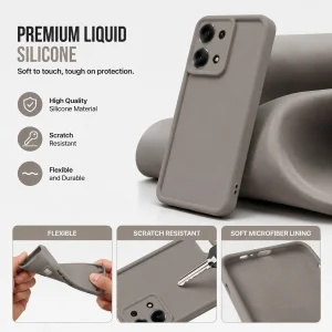 کاور گاردتک اساک مدل Silicone Puffer مناسب برای گوشی موبایل شیائومی Redmi 15c/ Poco C85