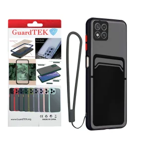 کاور گاردتک آساک مدل MBC Card Strap مناسب برای گوشی موبایل شیائومی Redmi 10A/ Poco C3 به همراه بند آویز