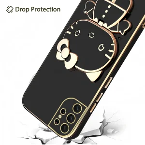 کاور گاردتک اساک مدل Kitty Strap مناسب برای گوشی موبایل سامسونگ Galaxy S21 Ultra به همراه بندآویز