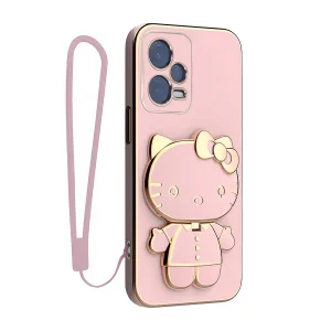 کاور اسپارتان مدل Kitty مناسب برای گوشی موبایل شیائومی Redmi Note 12 5G / Poco X5 5G به همراه بند نگهدارنده