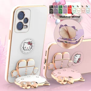 کاور اسپارتان مدل Kitty مناسب برای گوشی موبایل شیائومی Redmi Note 12 5G / Poco X5 5G به همراه بند نگهدارنده