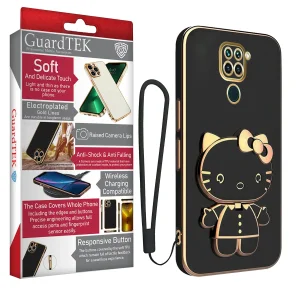 کاور گاردتک اساک مدل Kitty Strap مناسب برای گوشی موبایل شیائومی Redmi Note 9 4G به همراه بندآویز