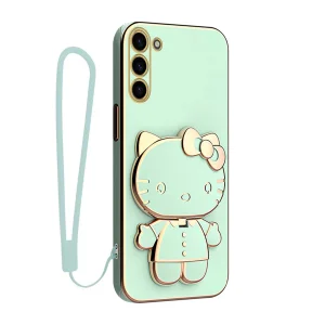 کاور گاردتک آساک مدل Kitty Strap مناسب برای گوشی موبایل سامسونگ Galaxy S23 به همراه بندآویز