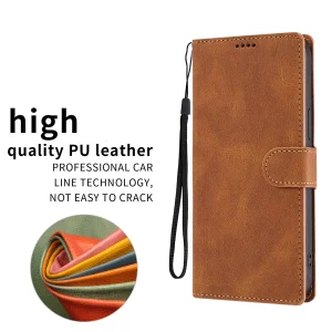 کیف کلاسوری گاردتک اساک مدل Flipcover Strap مناسب برای گوشی موبایل سامسونگ Galaxy A36/ A56 به همراه بند آویز