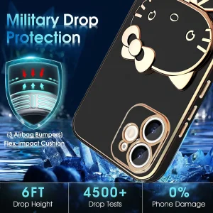 کاور گاردتک اساک مدل Kitty Strap مناسب برای گوشی موبایل اپل iPhone 12 به همراه بند