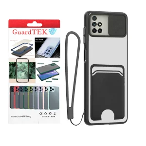 کاور گاردتک آساک مدل MBC Card Kitty Strap مناسب برای گوشی موبایل سامسونگ Galaxy A33 5G به همراه بند آویز