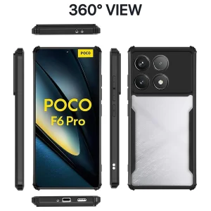 کاور گاردتک اساک مدل Antishock مناسب برای گوشی موبایل شیائومی Poco F6 Pro