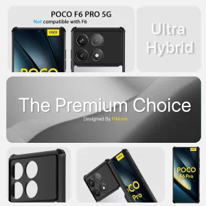کاور گاردتک اساک مدل Antishock مناسب برای گوشی موبایل شیائومی Poco F6 Pro