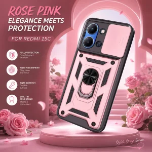 کاور گاردتک اساک مدل Defender Armor مناسب برای گوشی موبایل شیائومی Redmi 15C