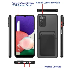 کاور گاردتک آساک مدل MBC Card Strap مناسب برای گوشی موبایل سامسونگ Galaxy A03S به همراه بندآویز