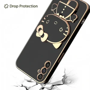 کاور گاردتک آساک مدل Kitty Strap مناسب برای گوشی موبایل سامسونگ Galaxy S24 به همراه بندآویز