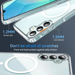 کاور گاردتک مدل Clear Magsafe Strap مناسب برای گوشی موبایل سامسونگ Galaxy A16 به همراه بند آویز