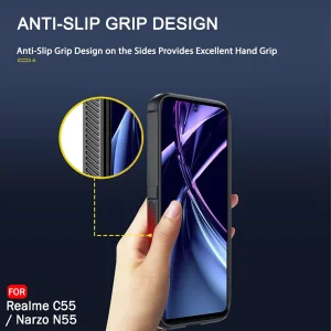 کاور گاردتک آساک مدل Flex Armor مناسب برای گوشی موبایل شیائومی Realme C55